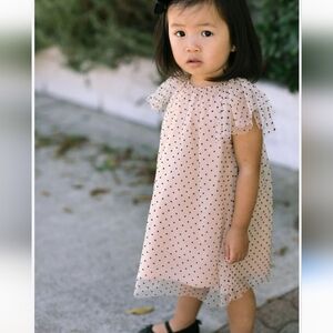 Gap Baby Polka Dot Tulle Dress Size 2T